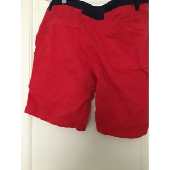 PRPGNDA Shorts Casual Pockets Men's Size 32 Blue/Red